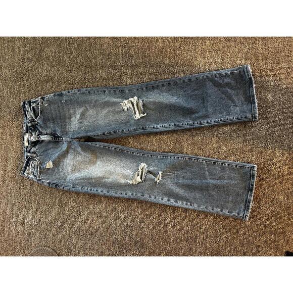 Willow & Root Women's Distressed Blue Jeans Size 26x33 - Picture 1 of 3